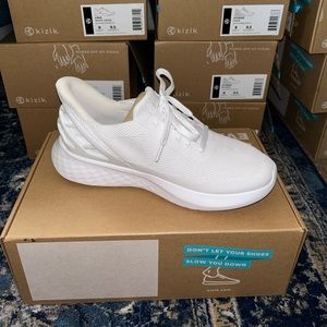 White BRAND NEW KIZIK SHOES slip on - ATHENS
